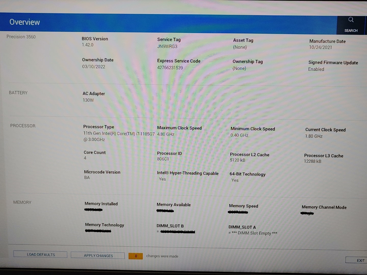 Dell Precision 3560 15.6" i7-1185G7 T500 *NO RAM/NO BATT/NO SSD/NO AC* **READ - Image 11