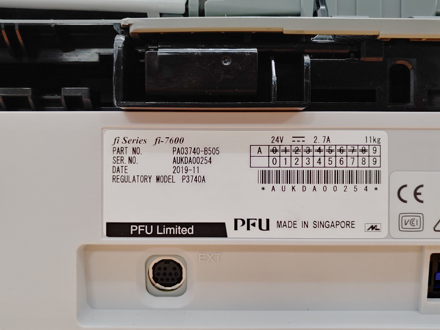 Fujitsu fi-7600 Duplex ADF Sheetfed Document Scanner (10k-60k Scans) *NO A/C* - Image 12