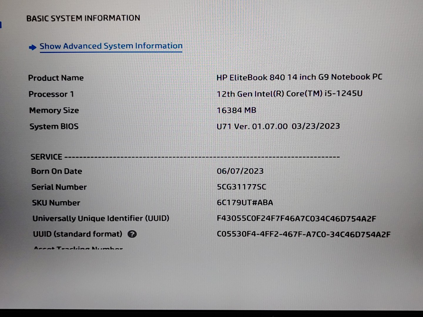 HP EliteBook 840 14-inch G9 Intel i5-1245U 16GB *NO SSD/NO BATT/NO AC* **READ** - Image 12