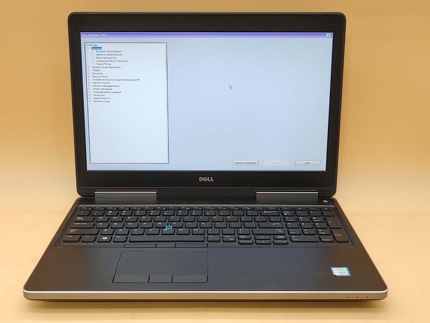 Dell Precision 7510 15.6" i7-6820HQ 32GB (Quadro M2000M) *NO HDD/NO OS/NO AC*