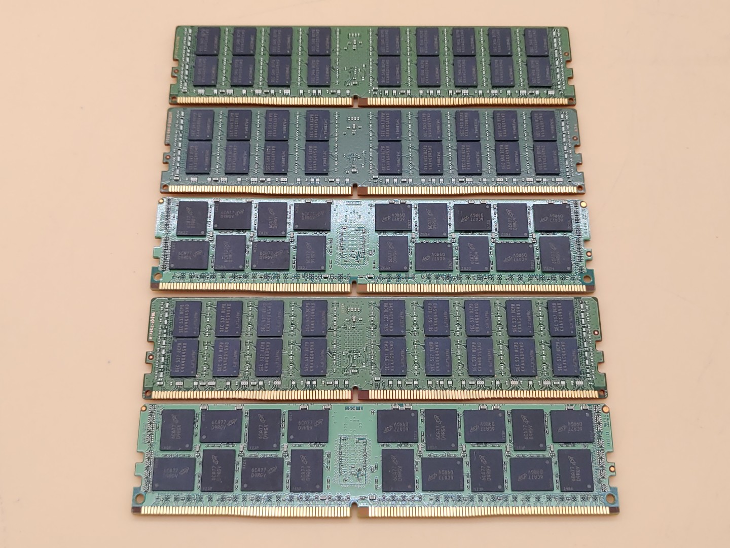 47J0253 IBM 16GB 2Rx4 PC4-2133P TruDDR4 ECC Memory 46W0798 46W0796 - LOT of (5) - Image 3