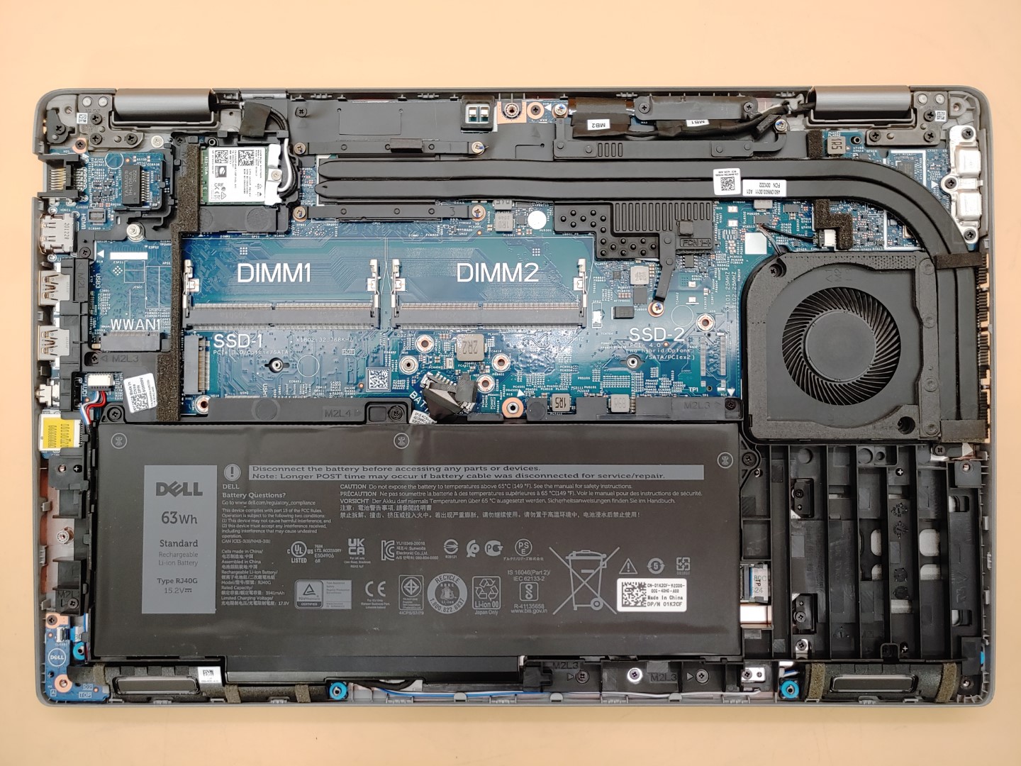 Dell Precision 3560 15.6" i7-1185G7 T500 *NO RAM/SSD/AC* *BIOS LOCKED* **READ** - Image 7