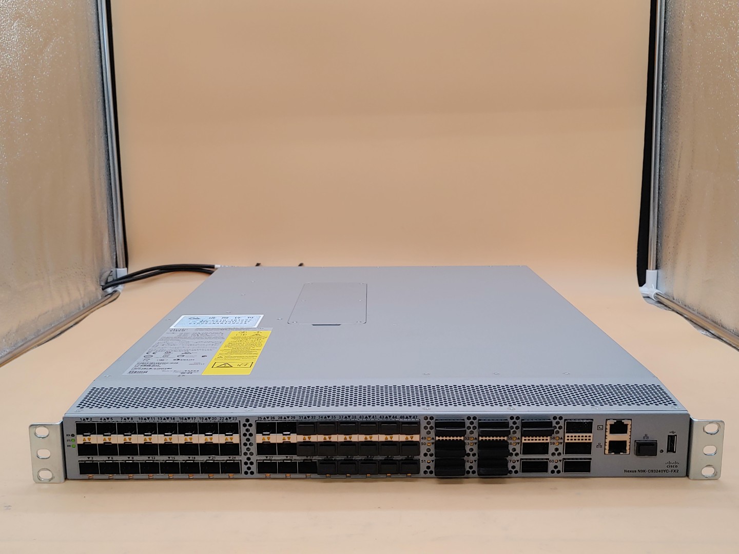 Cisco Nexus 9300 N9K-C93240YC-FX2 V04 w/ 48P 10/25G SFP+ and 12P 100G QSFP28