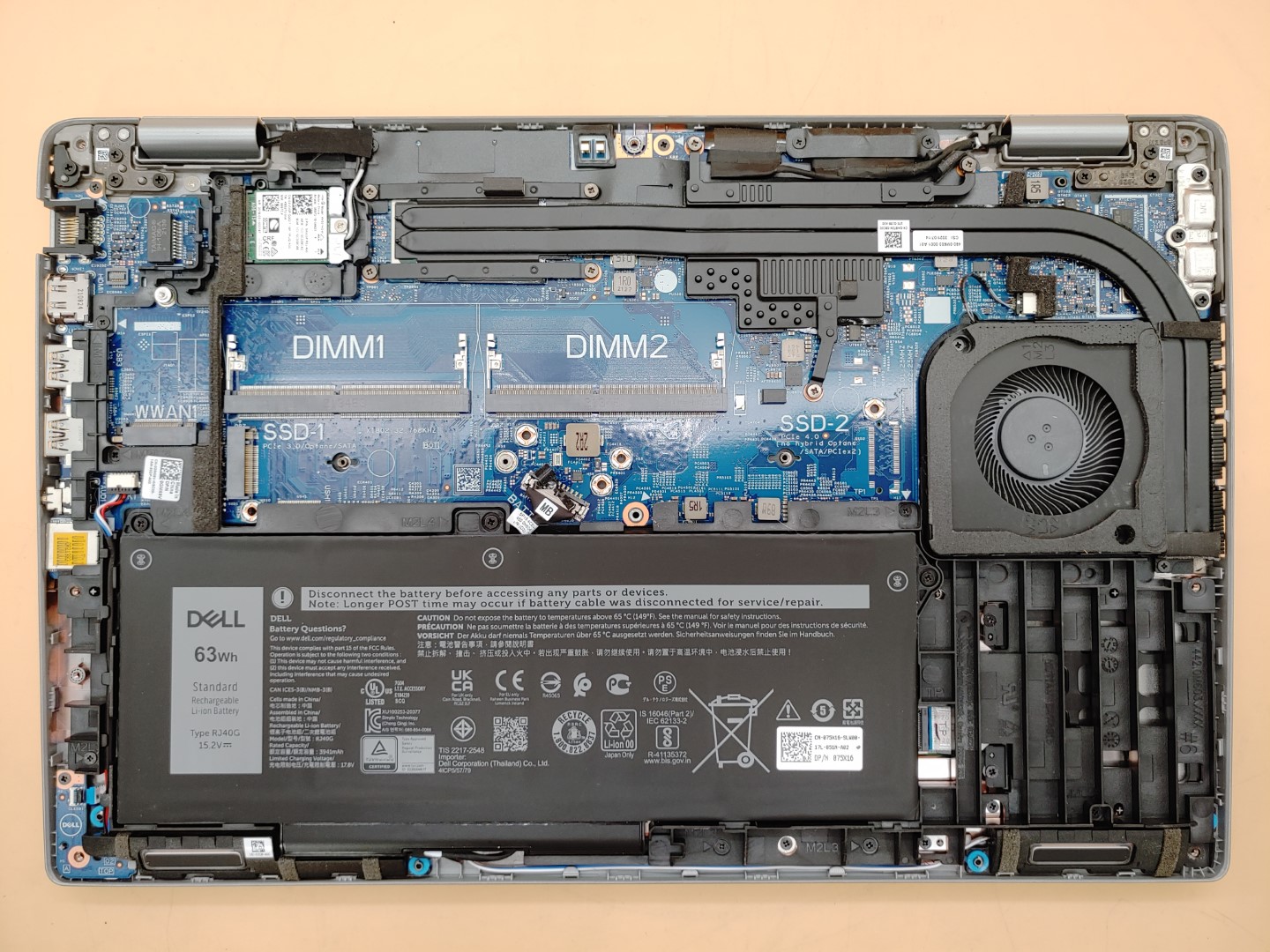 Dell Precision 3560 15.6" i7-1185G7 NVIDIA T500 *NO SSD/RAM/AC* *BROKEN SCREEN* - Image 7