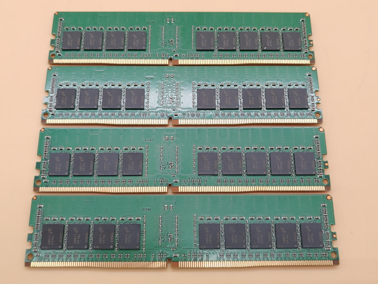 Micron 8GB 1RX4 PC4-2400T DDR4 MTA18ASF1G72PZ-2G3B1QI Server Memory - LOT of (4) - Image 3