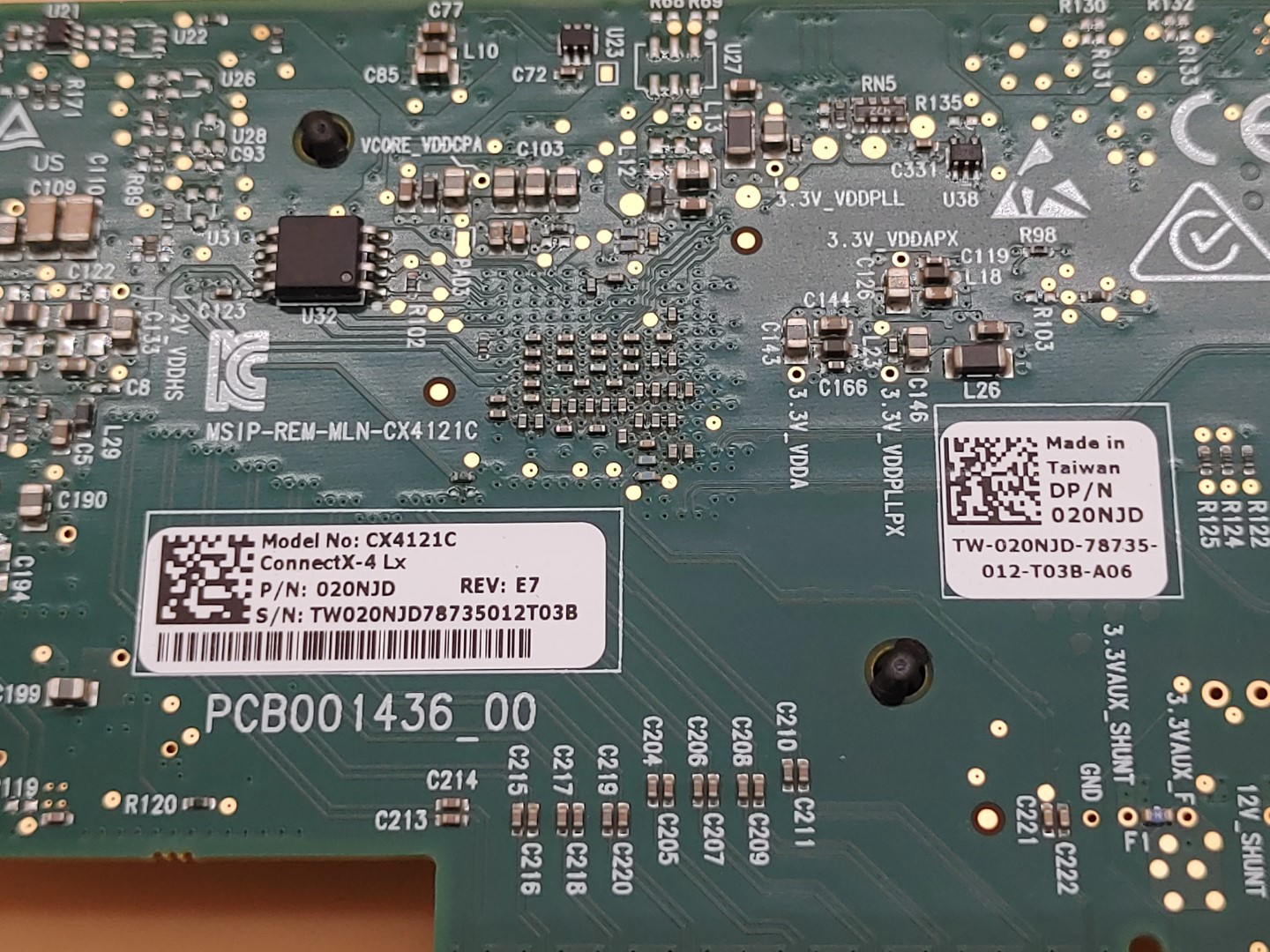 Dell Mellanox ConnectX-4 Lx CX4121C Dual 25GbE SFP28 (20NJD) Low-Profile - Image 8