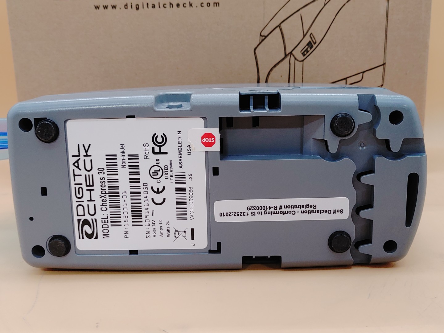 Digital Check CheXpress CX30 Check Scanner *NON-INKJET* (152001-01) - Image 6