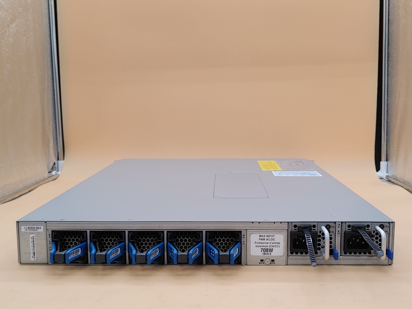 Cisco Nexus 9300 N9K-C93240YC-FX2 V04 w/ 48P 10/25G SFP+ and 12P 100G QSFP28 - Image 8