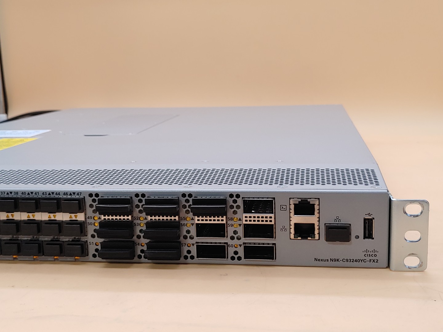 Cisco Nexus 9300 N9K-C93240YC-FX2 V04 w/ 48P 10/25G SFP+ and 12P 100G QSFP28 - Image 3