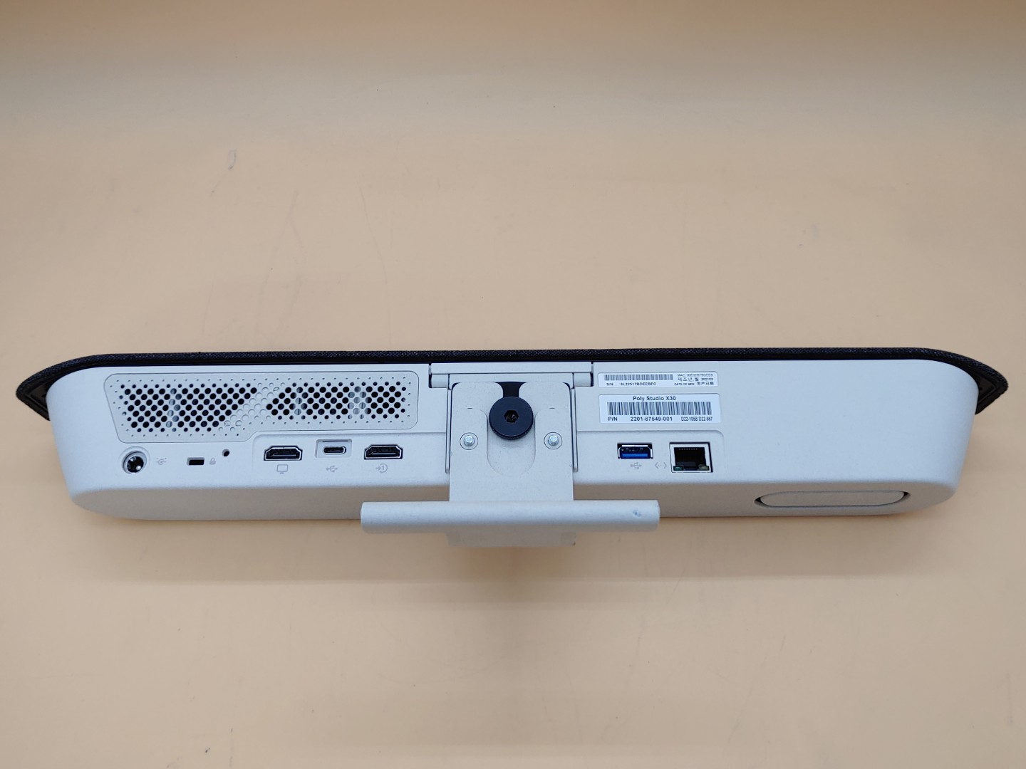 Poly Studio X30 4K Video Conference Camera & Audio Bar (2201-87549-001) *NO A/C* - Image 7