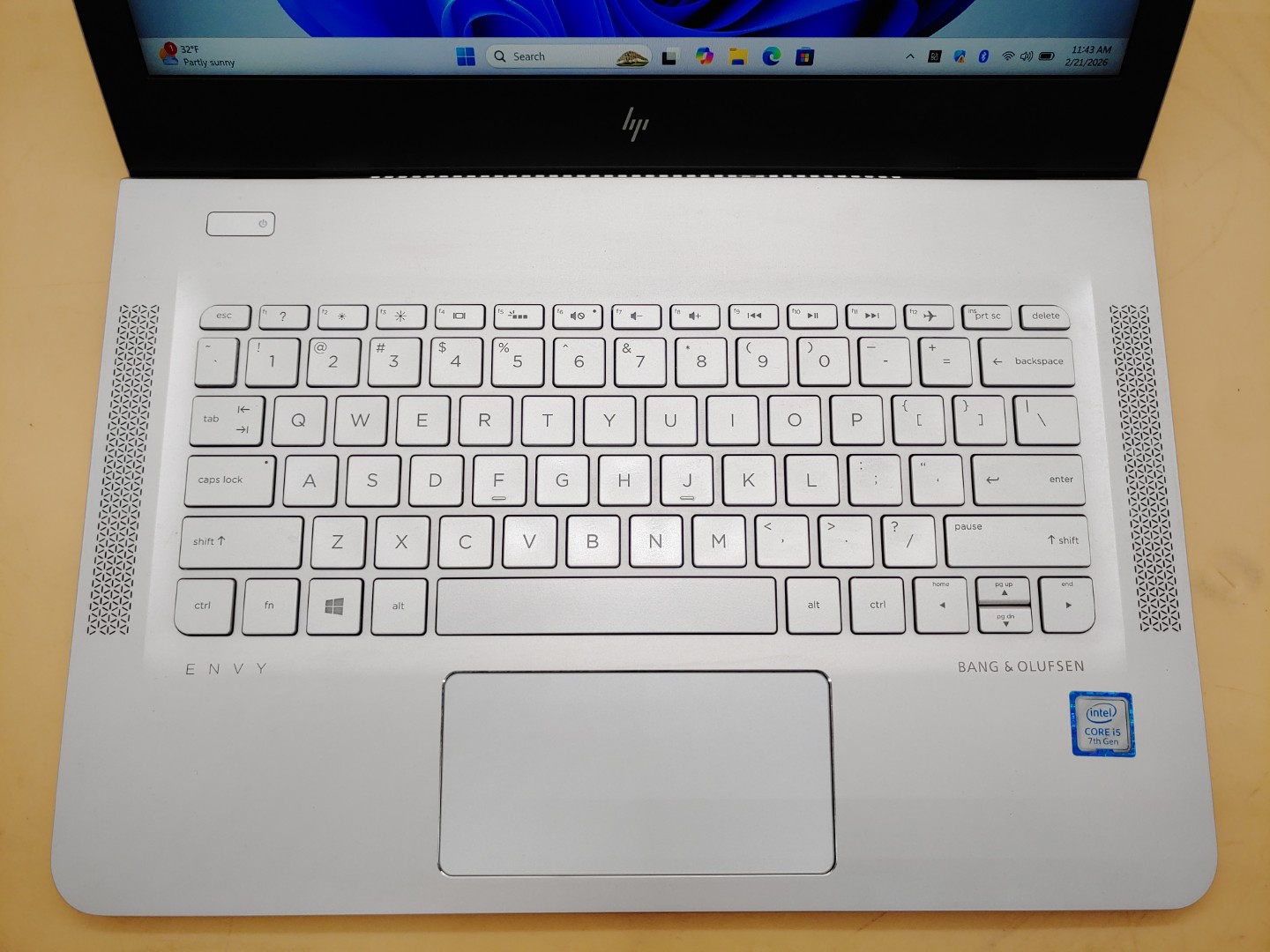 HP ENVY 13-ab016nr 13.3" Intel i5-7200U 8GB 256GB SSD W11H **NO A/C** **READ** - Image 4