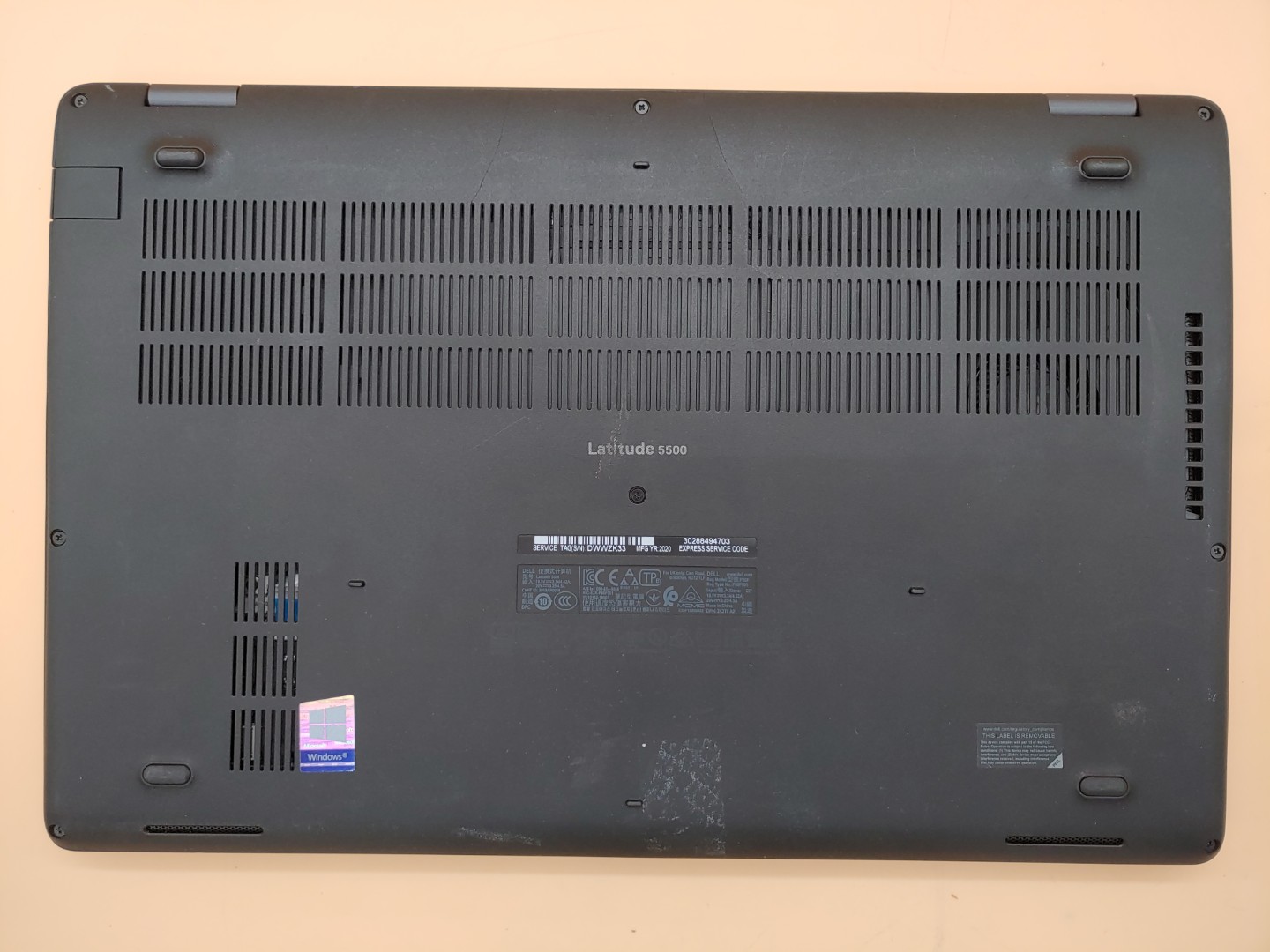 Dell Latitude 5500 15.6" Intel i5-8365U *NO SSD/NO RAM/NO BATT/NO AC* *READ* - Image 6