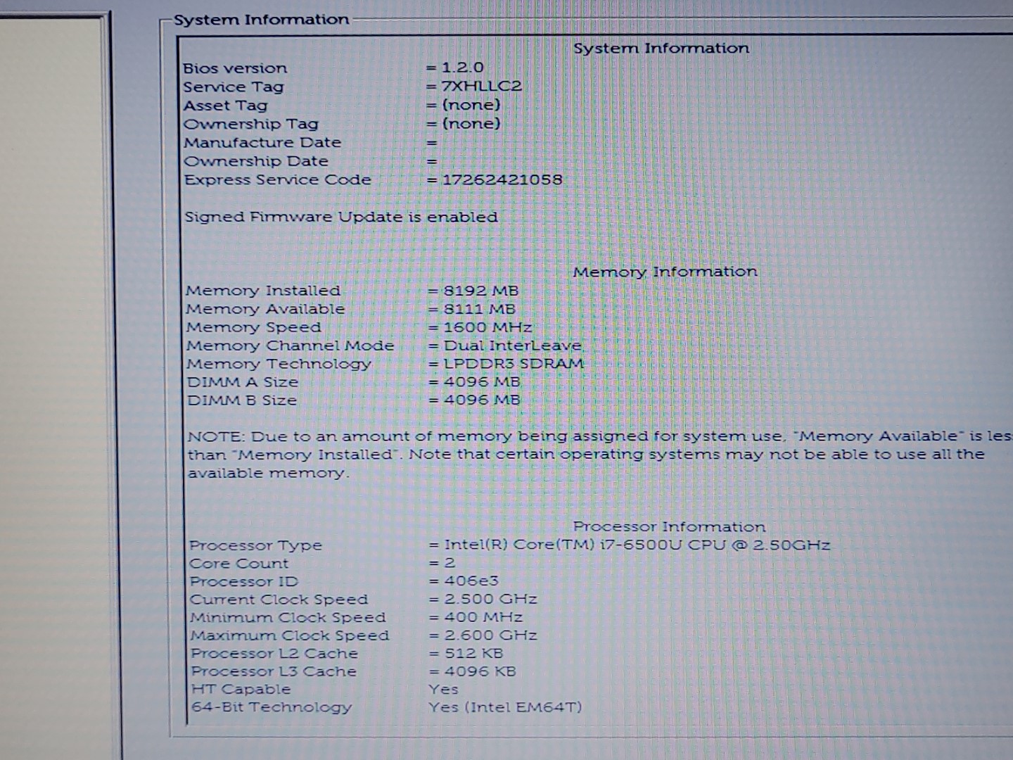 Dell Inspiron 5759 17.3" Intel i7-6500U 8GB *NO HDD/NO OS/NO AC* **BAD BATTERY** - Image 10