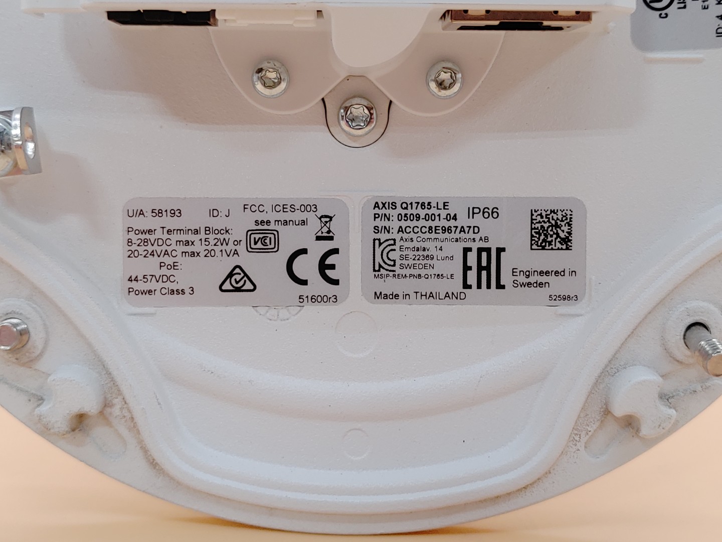 Axis Q1765-LE Outdoor HD 18x Zoom Network Bullet Camera (0509-001-04) - Image 8