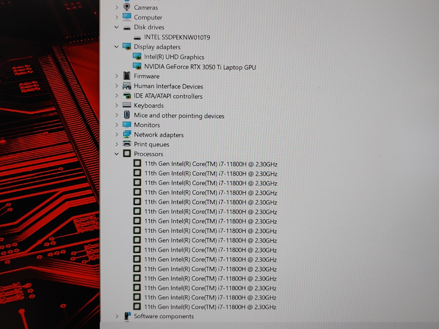 MSI Katana GF66 11UD 15.6" i7-11800H 32GB 1TB SSD RTX 3050 Ti Win11 *NO AC**READ - Image 11