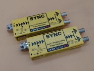 LOT of (2) LYNX TECHNIK ORX 1702 Analog Sync Video Fiber Optic Receiver *NO A/C*