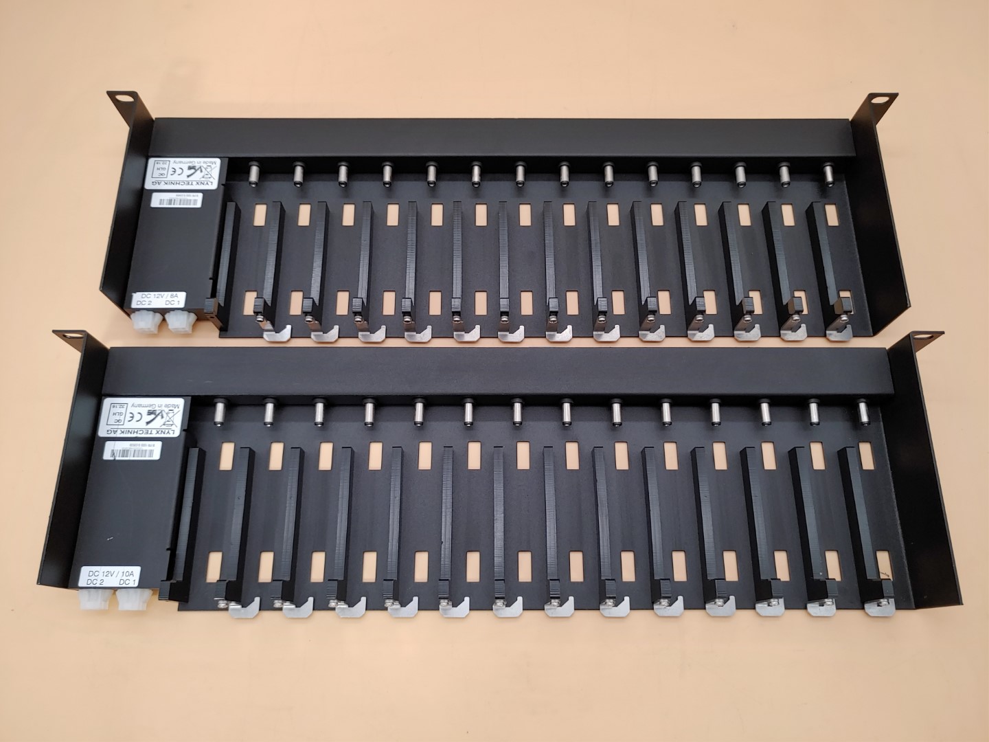 LOT of (2) LYNX TECHNIK AG yellobrik RFR 1000 1RU Rack Frame ✔✔✔ *NO A/C* *READ* - Image 11