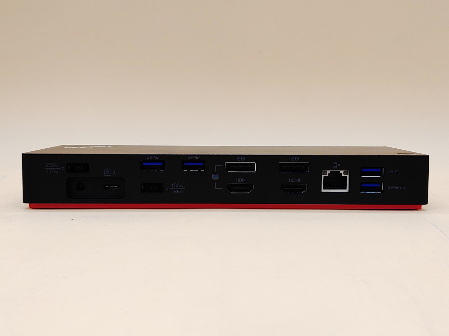 Lenovo ThinkPad Thunderbolt 3 Workstation Dock (03X7538) DK1841 w/ OEM 230W A/C - Image 8