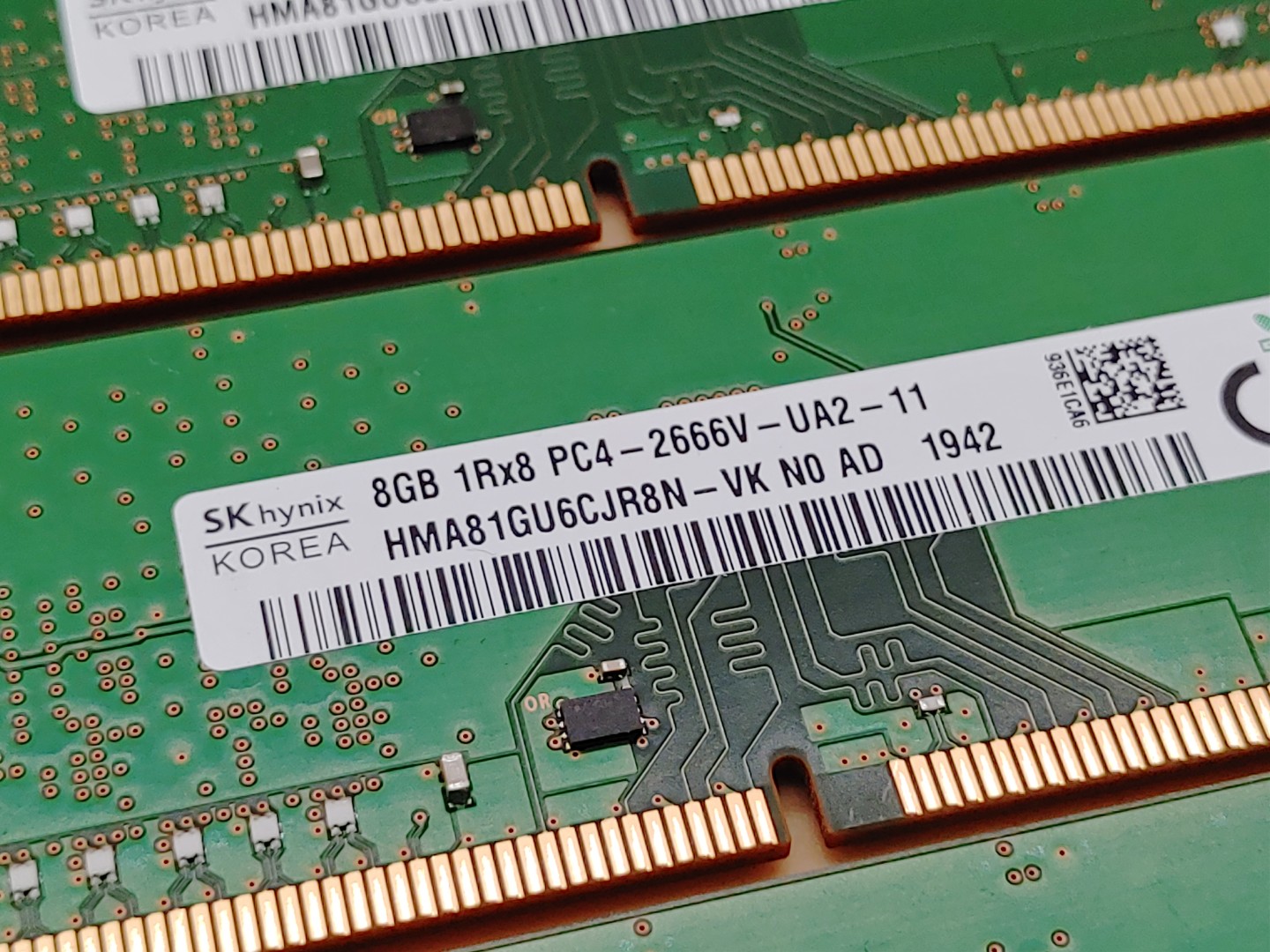 SK Hynix 8GB 1Rx8 PC4-2666V HMA81GU6CJR8N-VK UDIMM Desktop Memory - LOT of (5) - Image 2