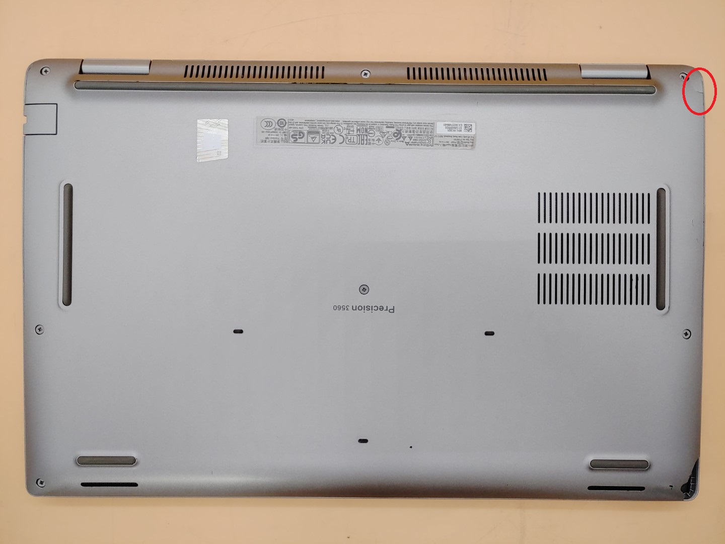 Dell Precision 3560 15.6" i7-1185G7 NVIDIA T500 *NO SSD/RAM/AC* *BROKEN SCREEN* - Image 6