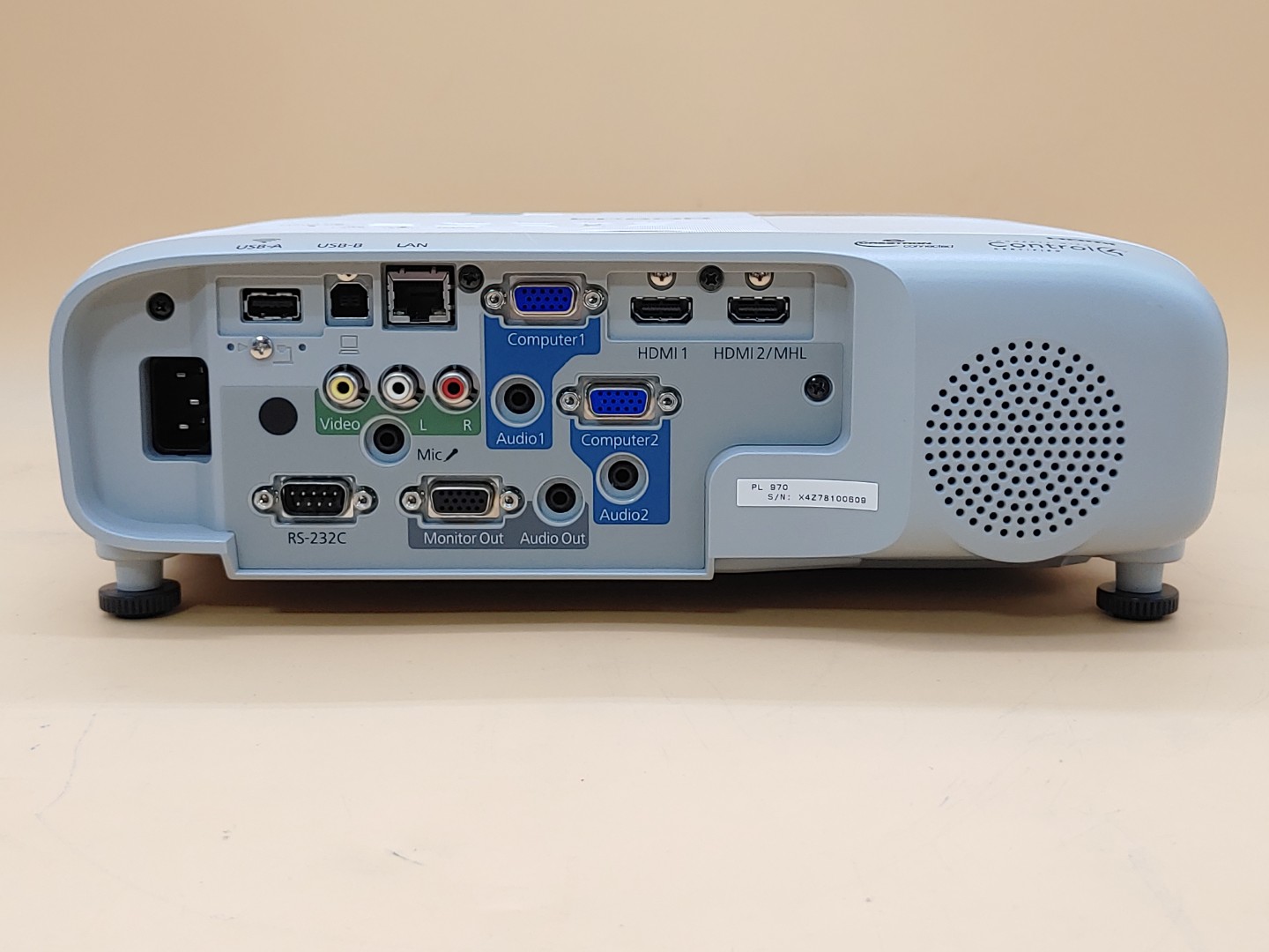 Epson PowerLite 970 3LCD Projector 4000 Lumen ANSI HD 1080p H865A (1506 Hours) - Image 8