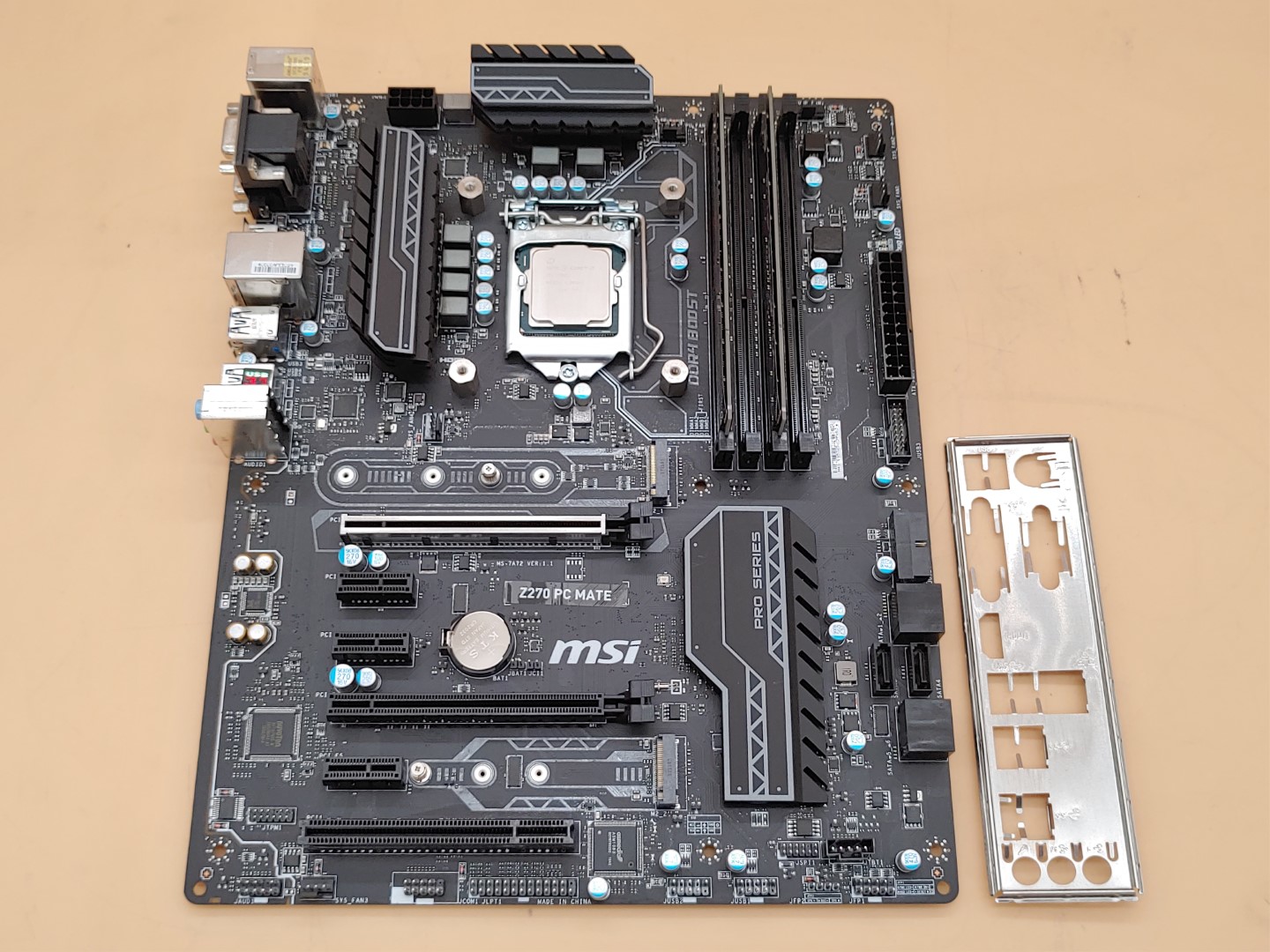 MSI Z270 PC MATE LGA1151 DDR4 HDMI ATX Motherboard w/ Intel i7-7700K + 16GB RAM