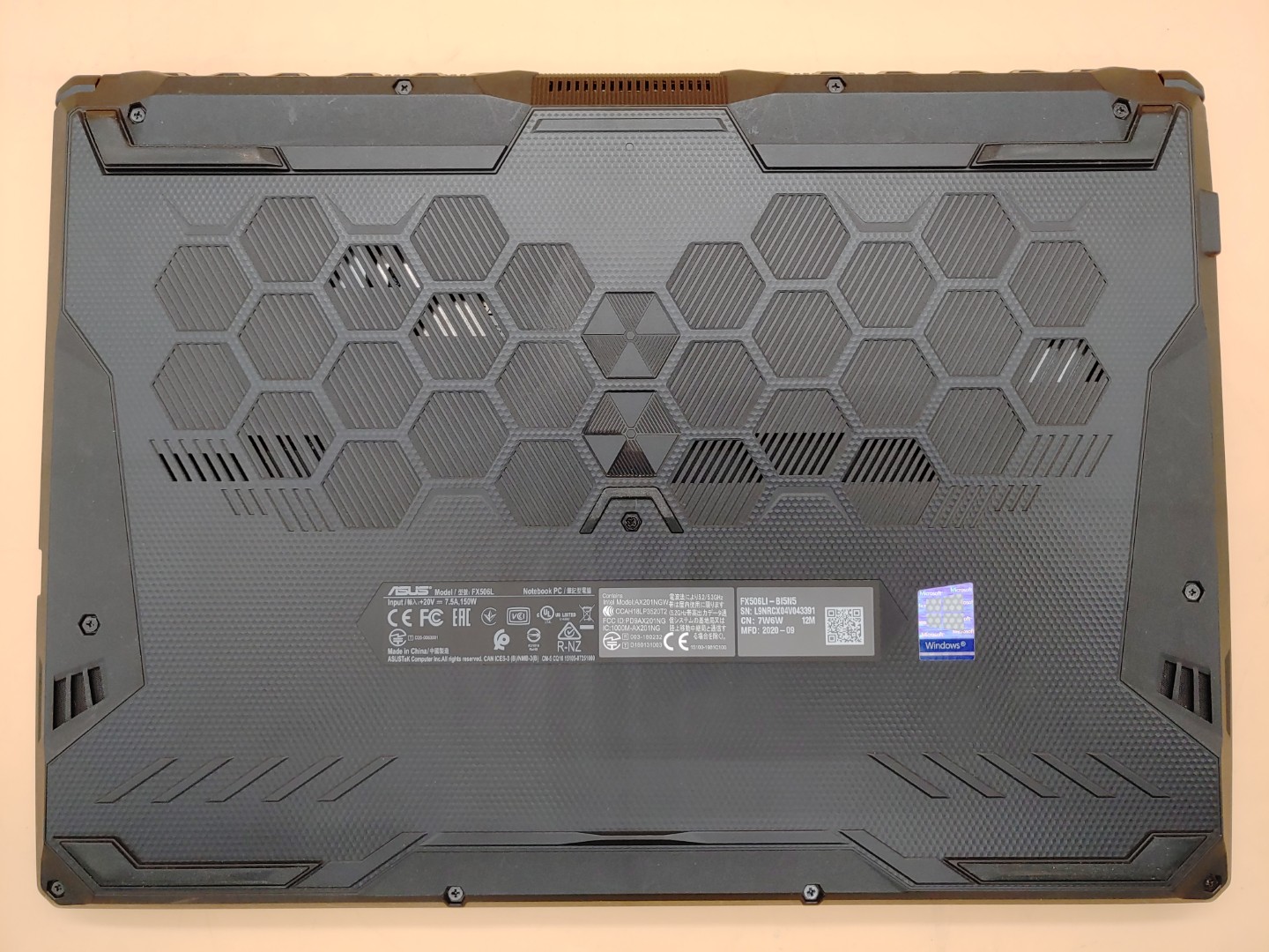 Asus TUF Gaming F15 FX506LI 15.6" Intel i5-10300H 16GB 256GB Win11 GTX 1650 Ti - Image 7