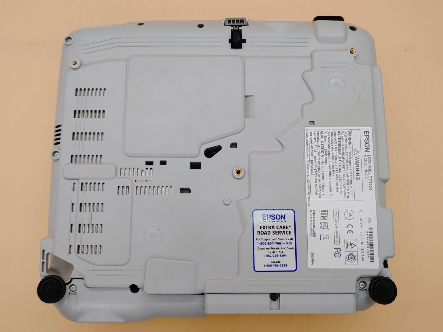 Epson PowerLite 965 H583A XGA 3LCD HDMI 3,500 ANSI Lumen Projector (1338 HOURS) - Image 9