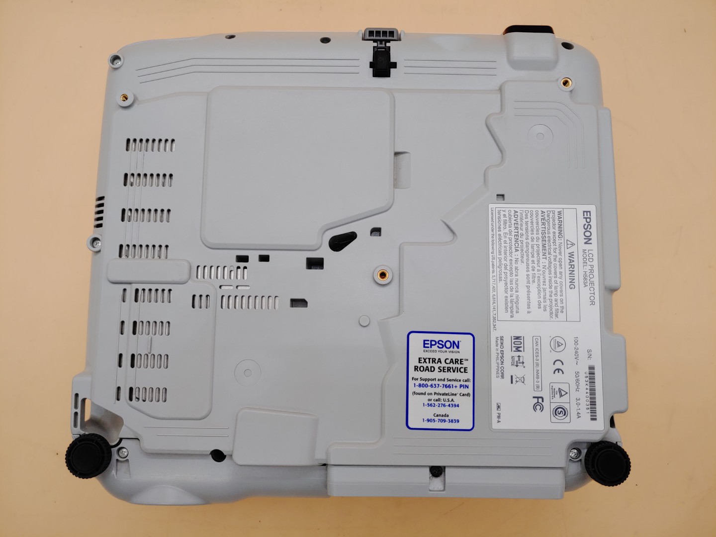 Epson PowerLite 965 H583A XGA 3LCD HDMI 3,500 ANSI Lumen Projector (2693 HOURS) - Image 9