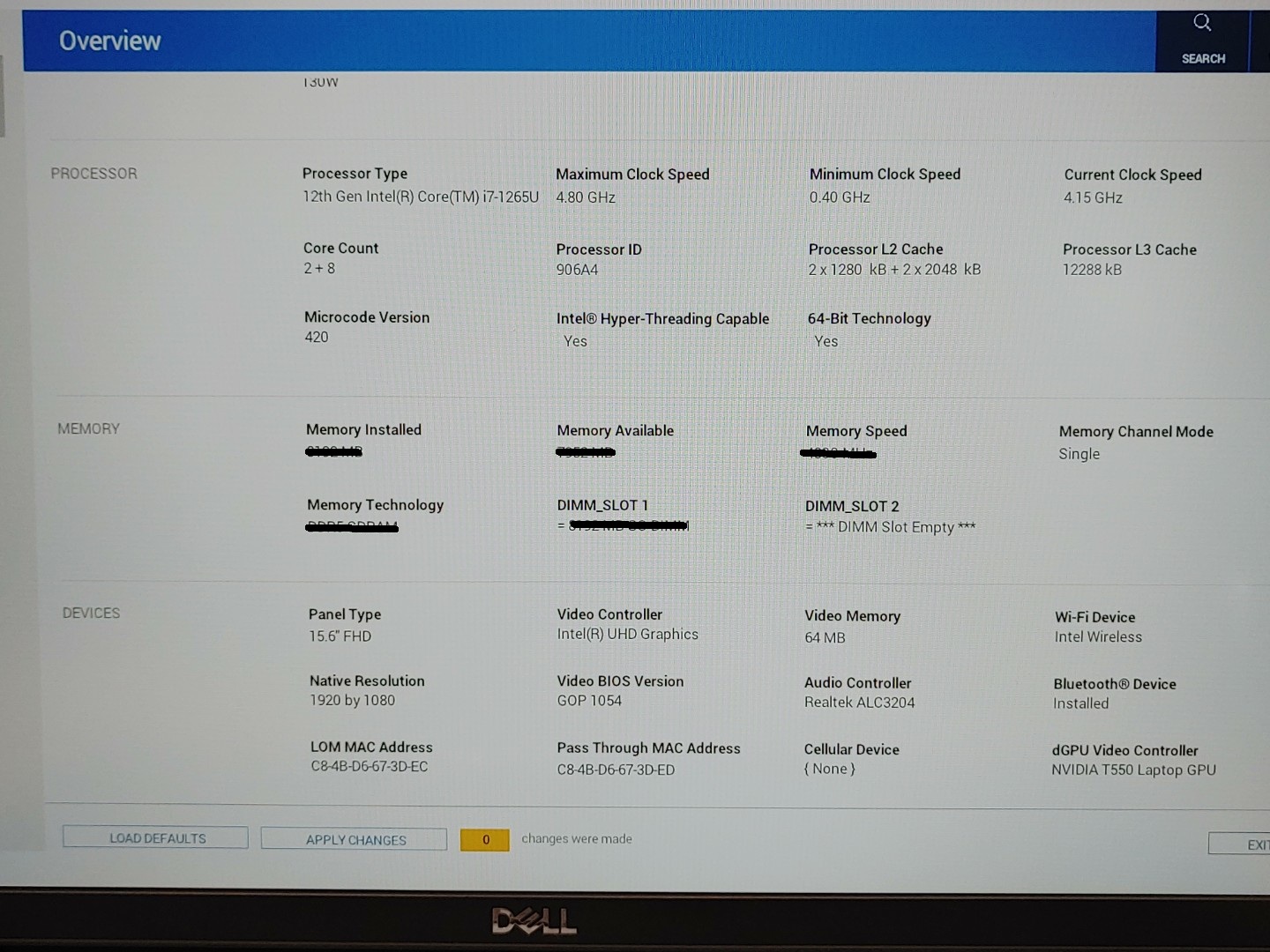 Dell Precision 3570 15.6" Intel i7-1265U NVIDIA T550 *NO SSD/RAM/BATT/AC* *READ* - Image 12