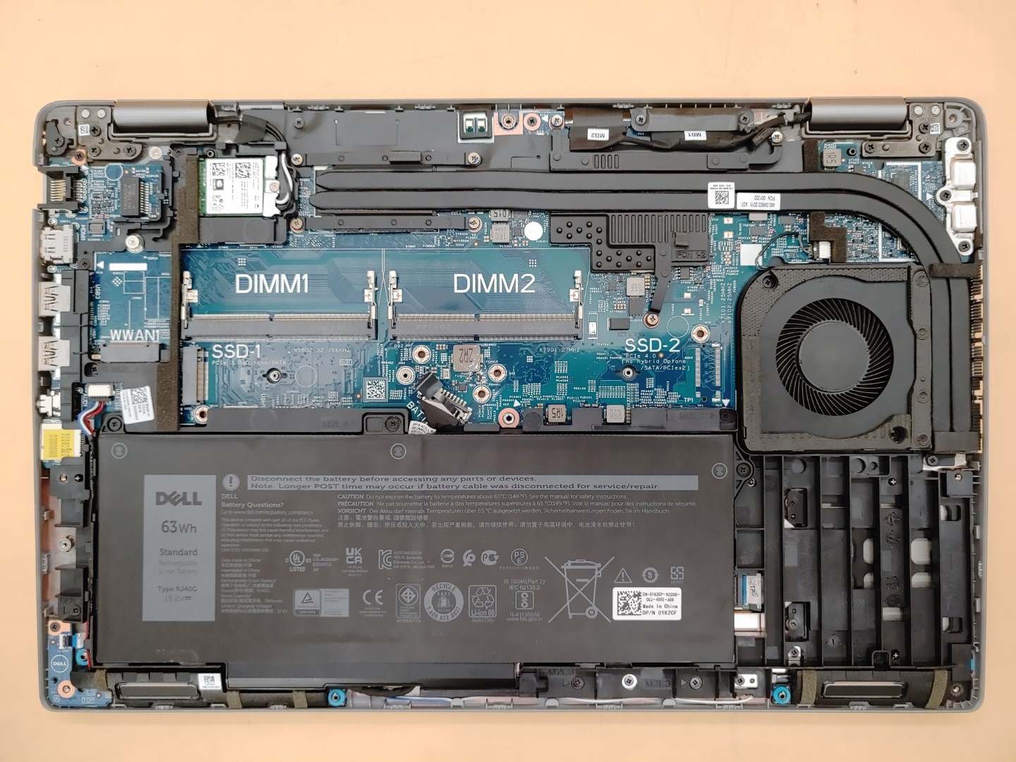 Dell Precision 3560 15.6" i7-1185G7 NVIDIA T500 *NO SSD/RAM/AC* *BROKEN SCREEN** - Image 8