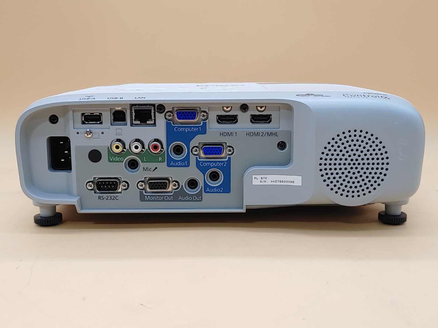 Epson PowerLite 970 3LCD Projector 4000 Lumen ANSI HD 1080p H865A (2215 Hours) - Image 8