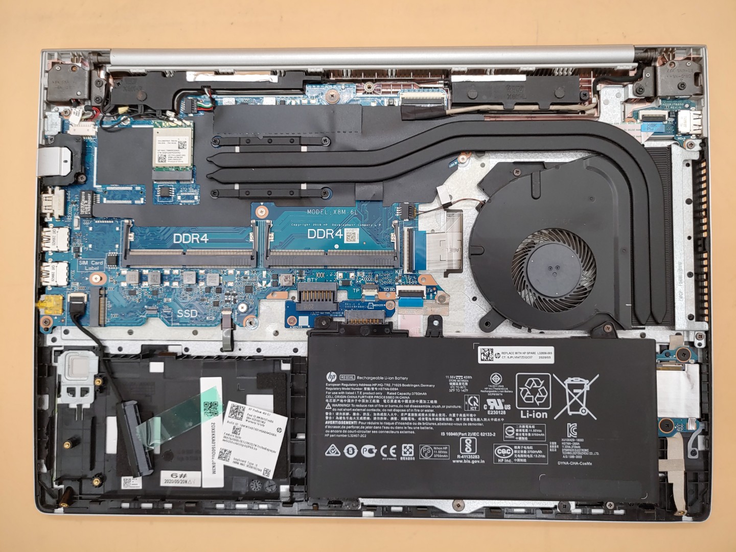 HP ProBook 450 G7 15.6" Intel Core i5-10210U *NO RAM/ NO SSD / NO AC* - Image 7