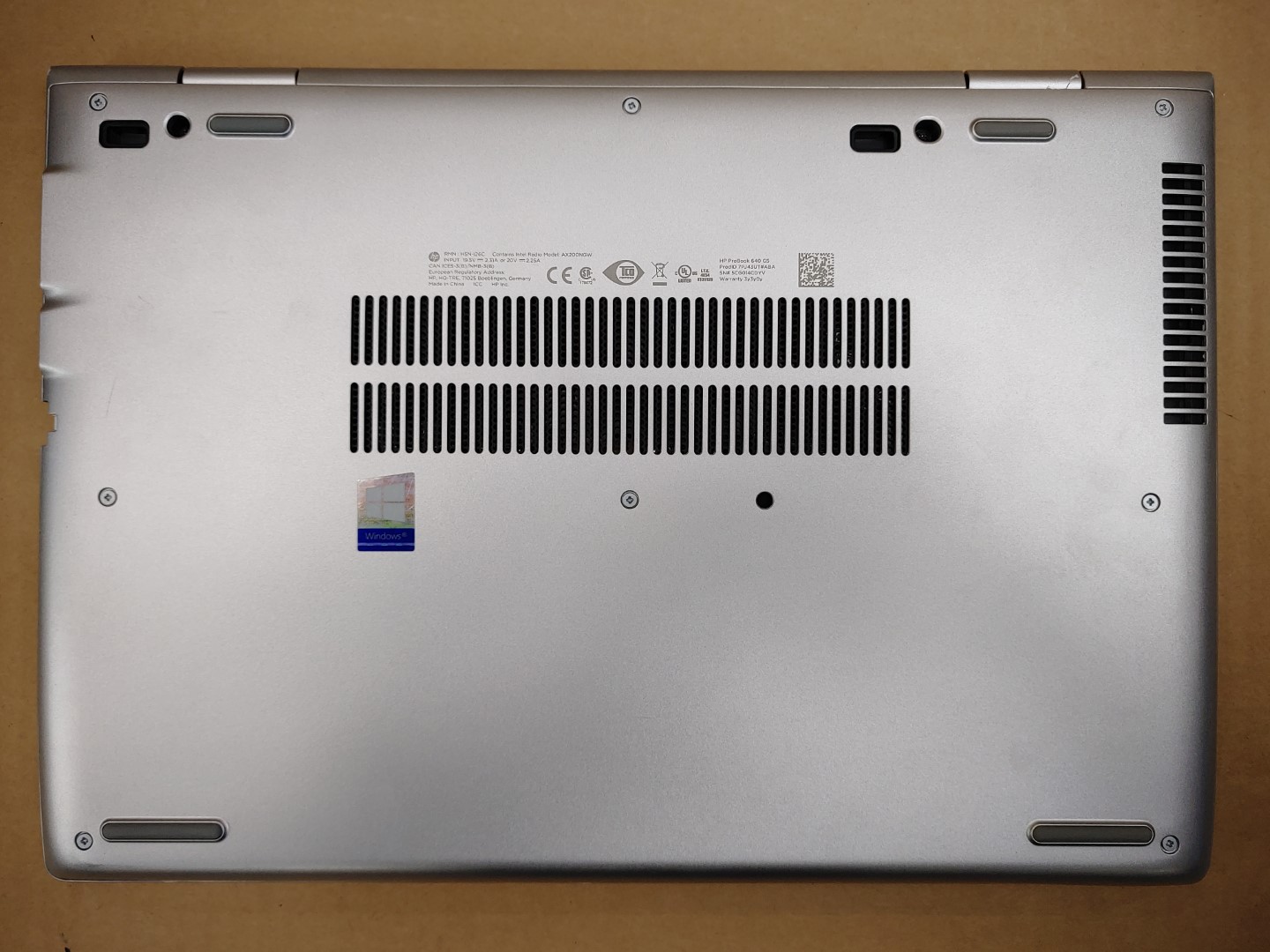 HP ProBook 640 G5 14" Intel i7-8665U✔ *NO RAM/NO SSD/NO BATT/NO AC* **READ** - Image 6