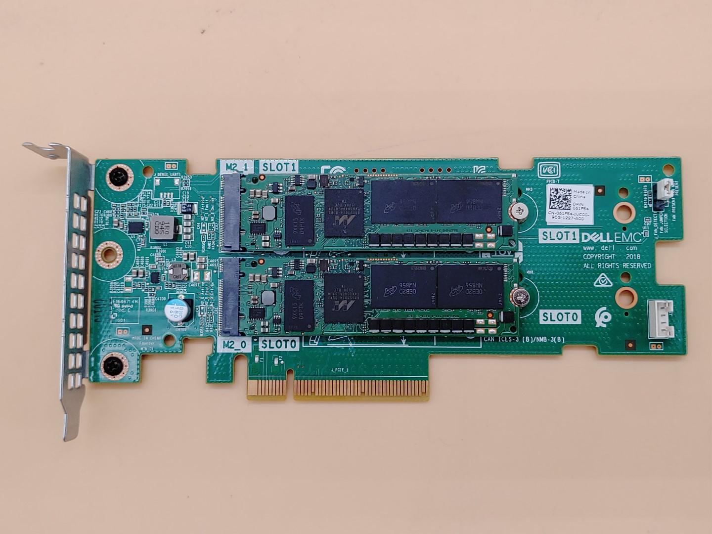 Dell BOSS-S1 Boot Optimized Storage Adapter Card LP (61F54) w/ 2x 240GB M.2 SSD - Image 4