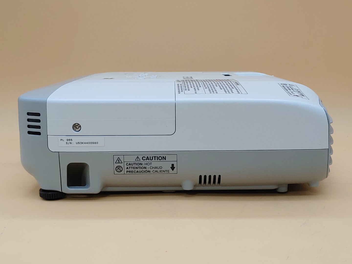 Epson PowerLite 965 H583A XGA 3LCD HDMI 3,500 ANSI Lumen Projector (1338 HOURS) - Image 4