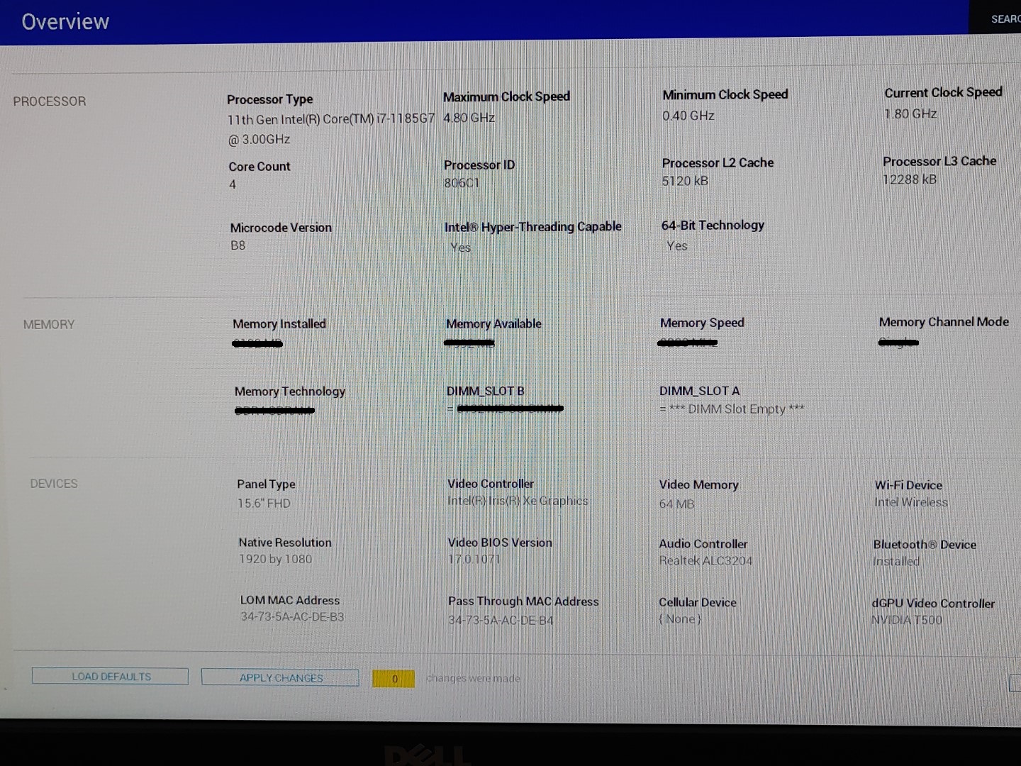 Dell Precision 3560 15.6" i7-1185G7 NVIDIA T500 *NO SSD/RAM/AC* *BROKEN SCREEN** - Image 11