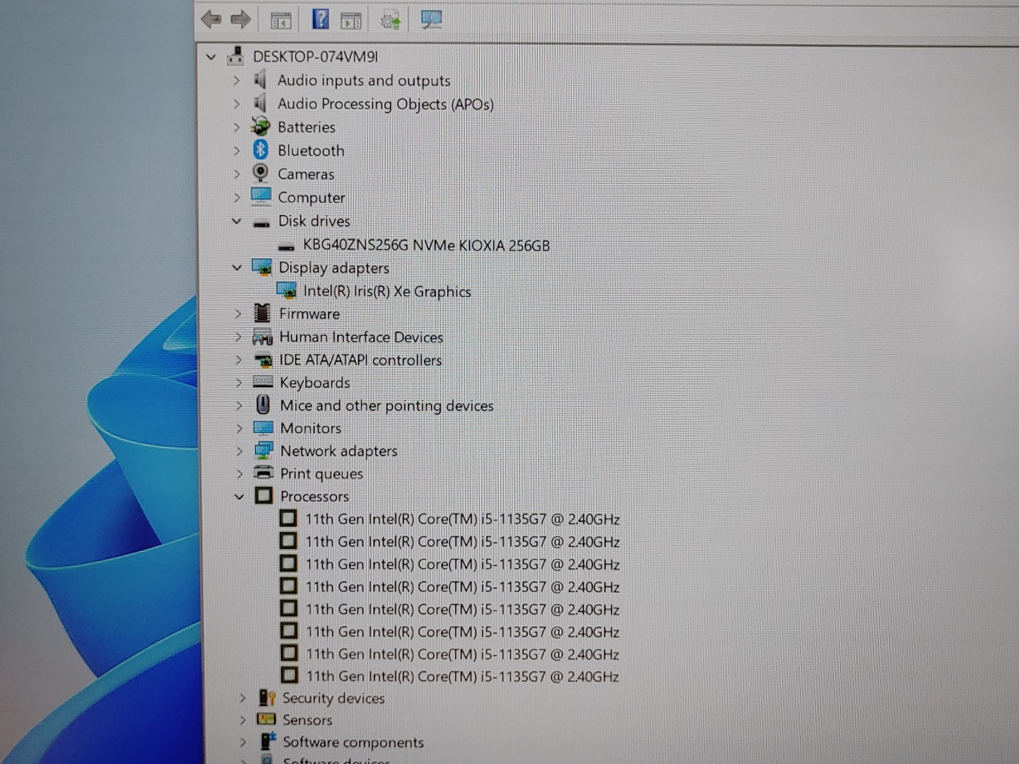 Dell Latitude 3520 15.6" Intel i5-1135G7 8GB 256GB SSD Windows11Pro **NO A/C** - Image 9