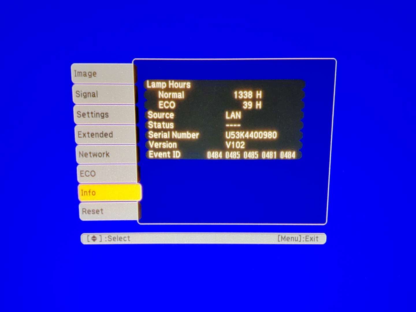 Epson PowerLite 965 H583A XGA 3LCD HDMI 3,500 ANSI Lumen Projector (1338 HOURS) - Image 11