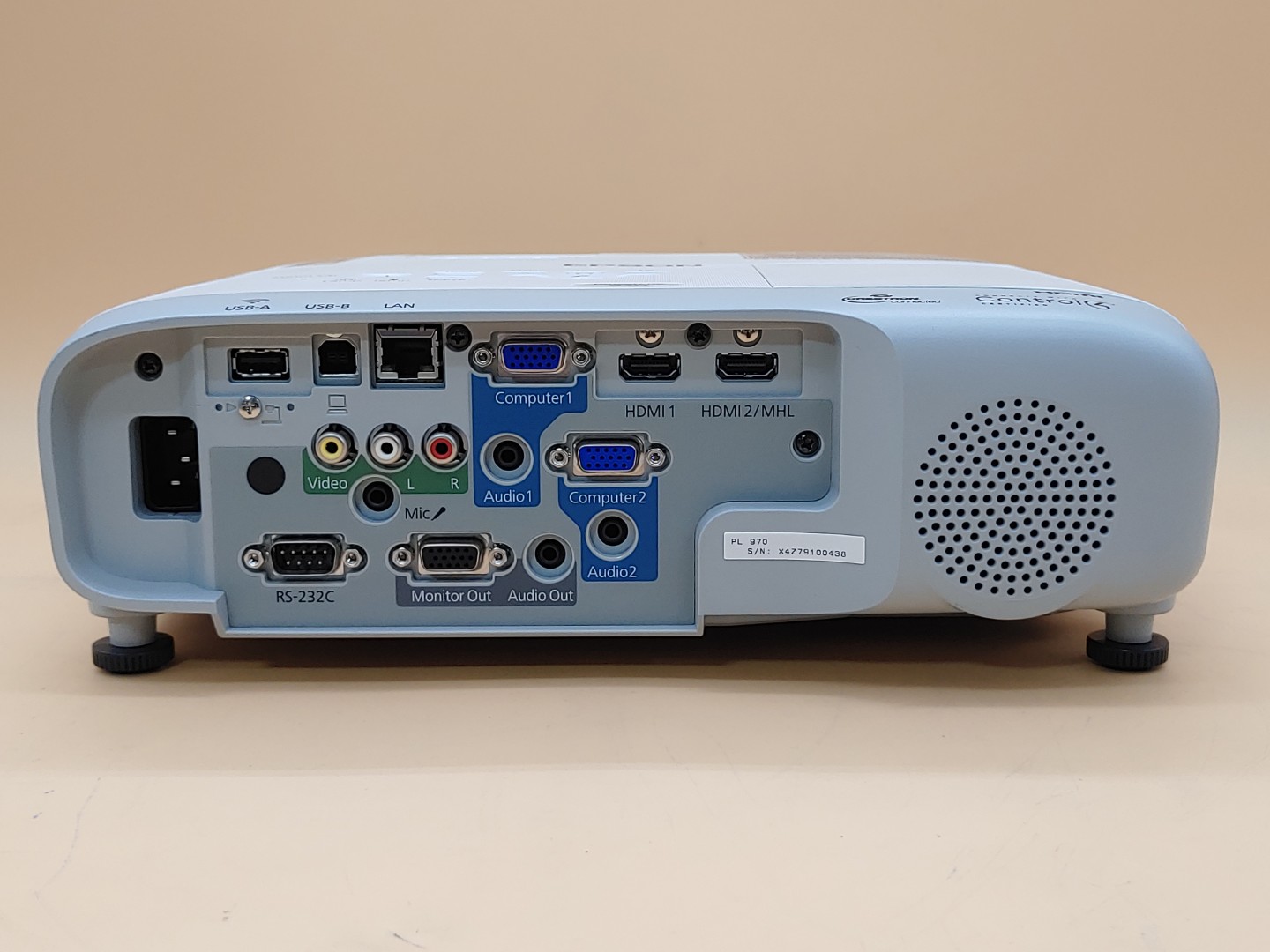 Epson PowerLite 970 3LCD Projector 4000 Lumen ANSI HD 1080p H865A (5363 Hours) - Image 7