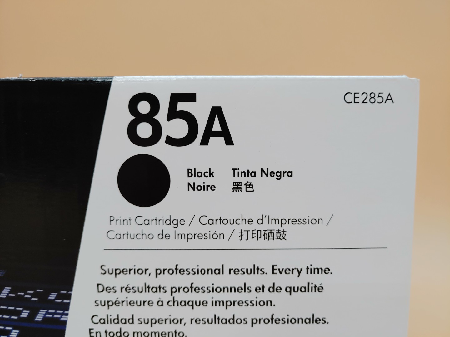 Genuine HP 85A Black LaserJet Toner Cartridge CE285A P1102 P1102w (EXP:7/9/2021) - Image 2