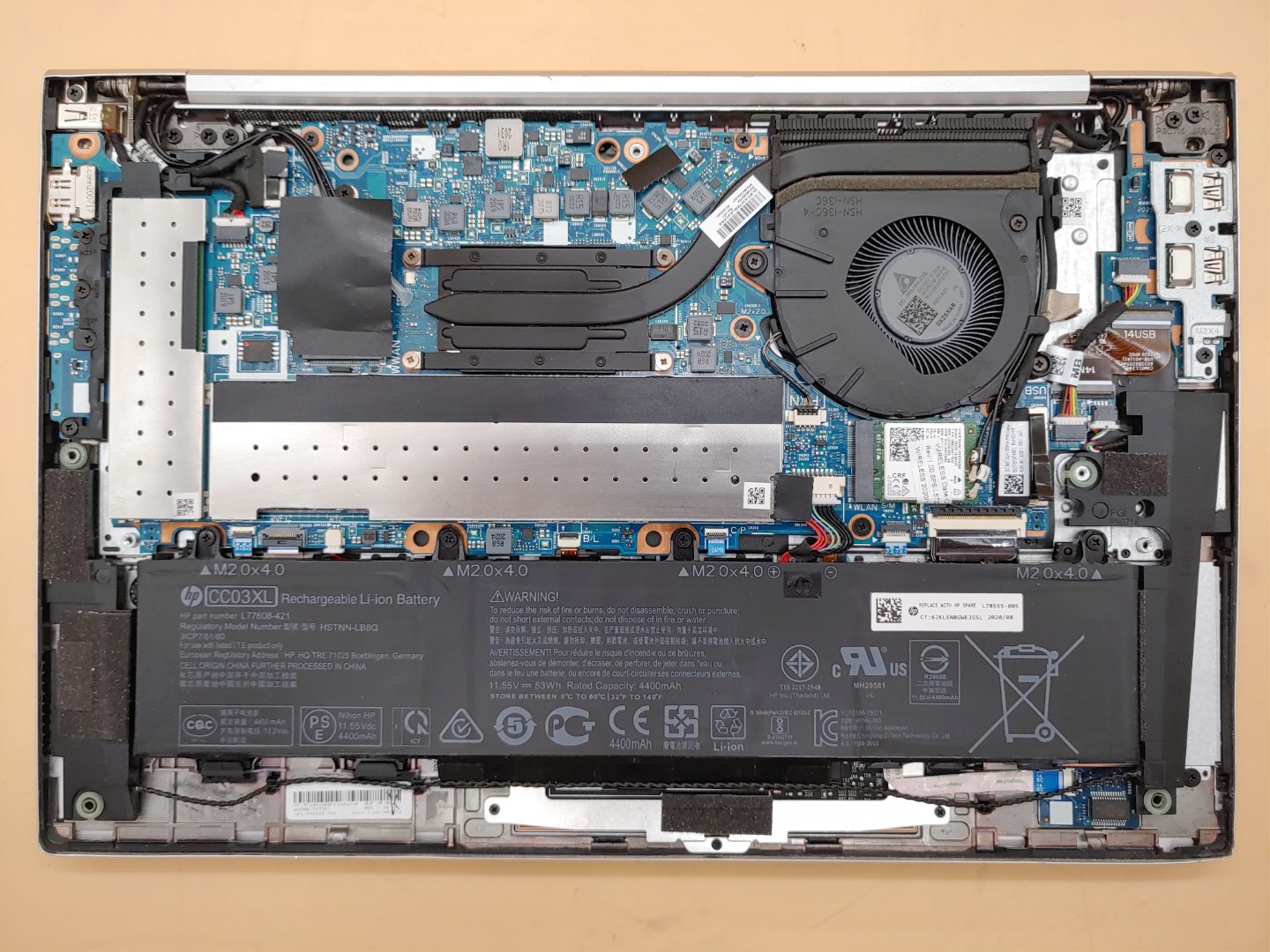 HP EliteBook 840 G7 14" Intel i5-10210U 16GB 512GB SSD *NO OS/NO AC* **READ** - Image 7