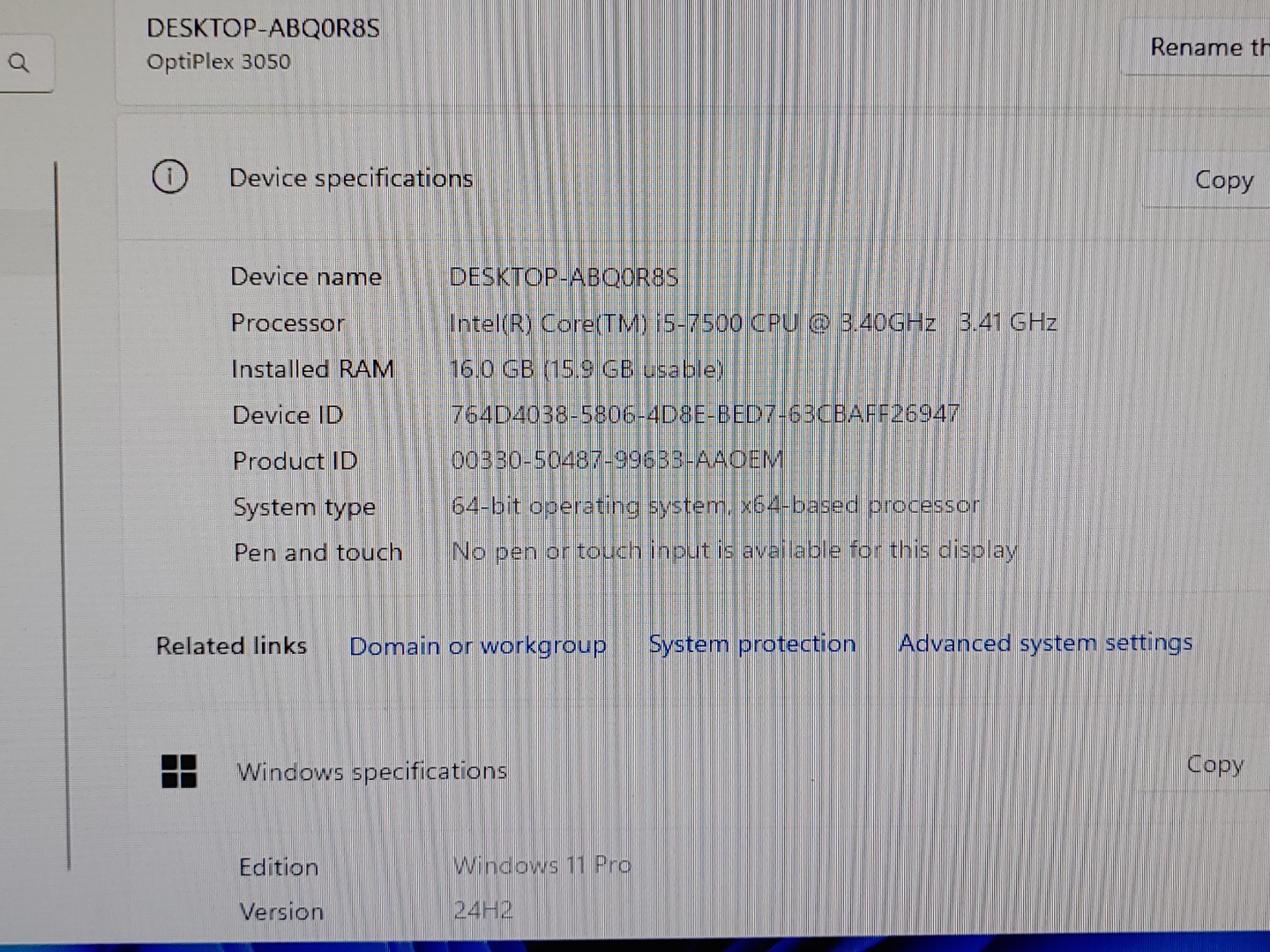 Dell OptiPlex 3050 SFF Intel i5-7500 16GB RAM 256GB SSD Windows11Pro FAST - Image 8