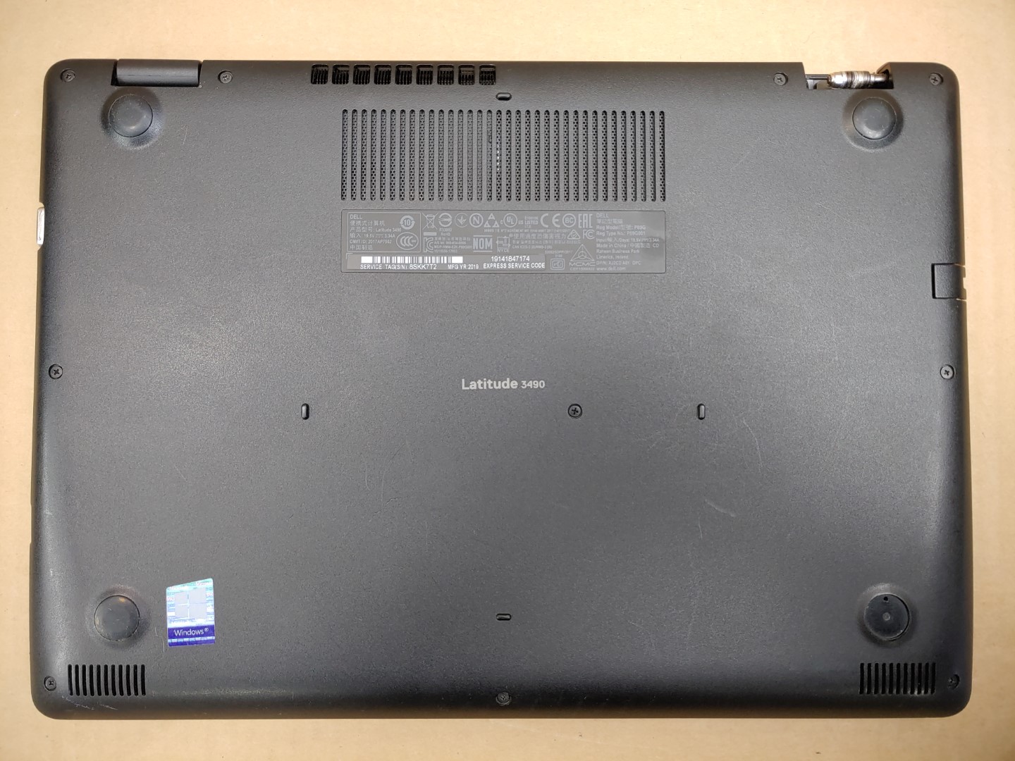 Dell Latitude 3490 14" i5-8250U✔ *NO RAM/ BATT/ SSD/ AC* *BROKEN DC JACK* *READ* - Image 6