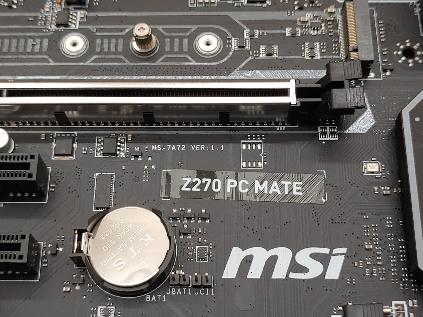 MSI Z270 PC MATE LGA1151 DDR4 HDMI ATX Motherboard w/ Intel i7-7700K + 16GB RAM - Image 8
