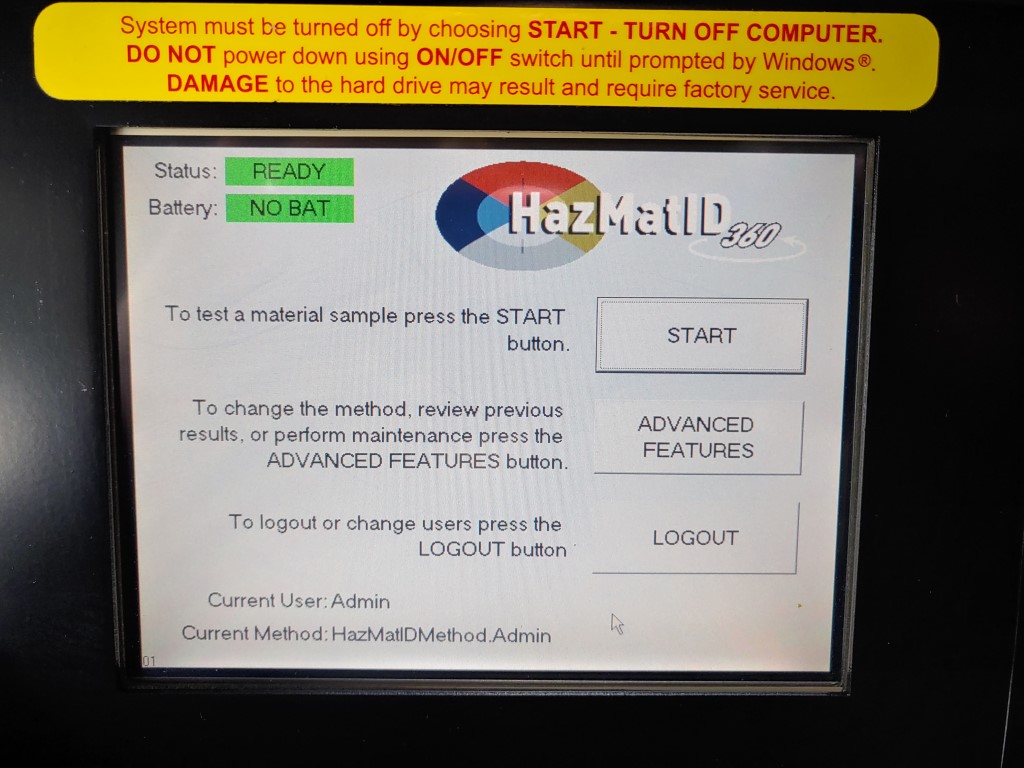 Smiths Detection 023-1005 HazMatID Command System ✔✔✔✔ *NO POWER ADAPTER* - Image 2