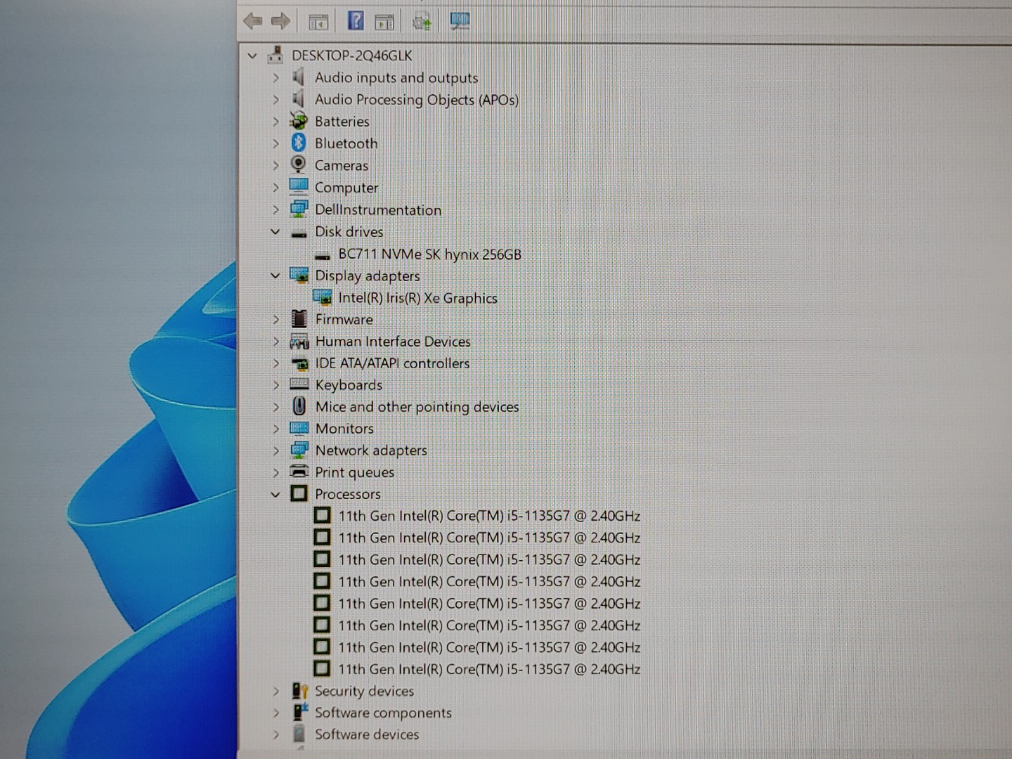Dell Inspiron 15 3511 Intel i5-1135G7 8GB RAM 256GB SSD Win11Home **NO A/C** - Image 10
