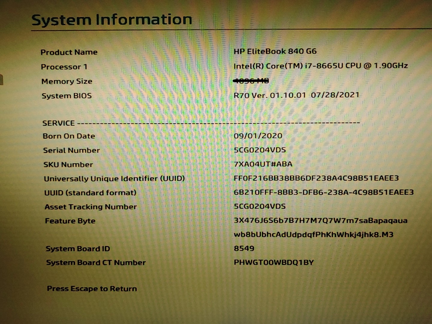 HP EliteBook 840 G6 14-inch Intel Core i7-8665U *NO RAM/NO SSD/NO AC* ***READ*** - Image 11