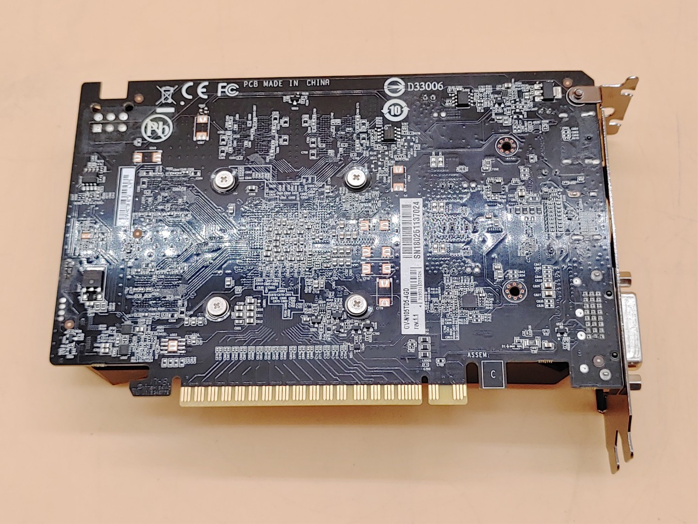 GIGABYTE GeForce GTX 1050 Ti 4GB 128-Bit GDDR5 Video Card GV-N105TD5-4GD - Image 7