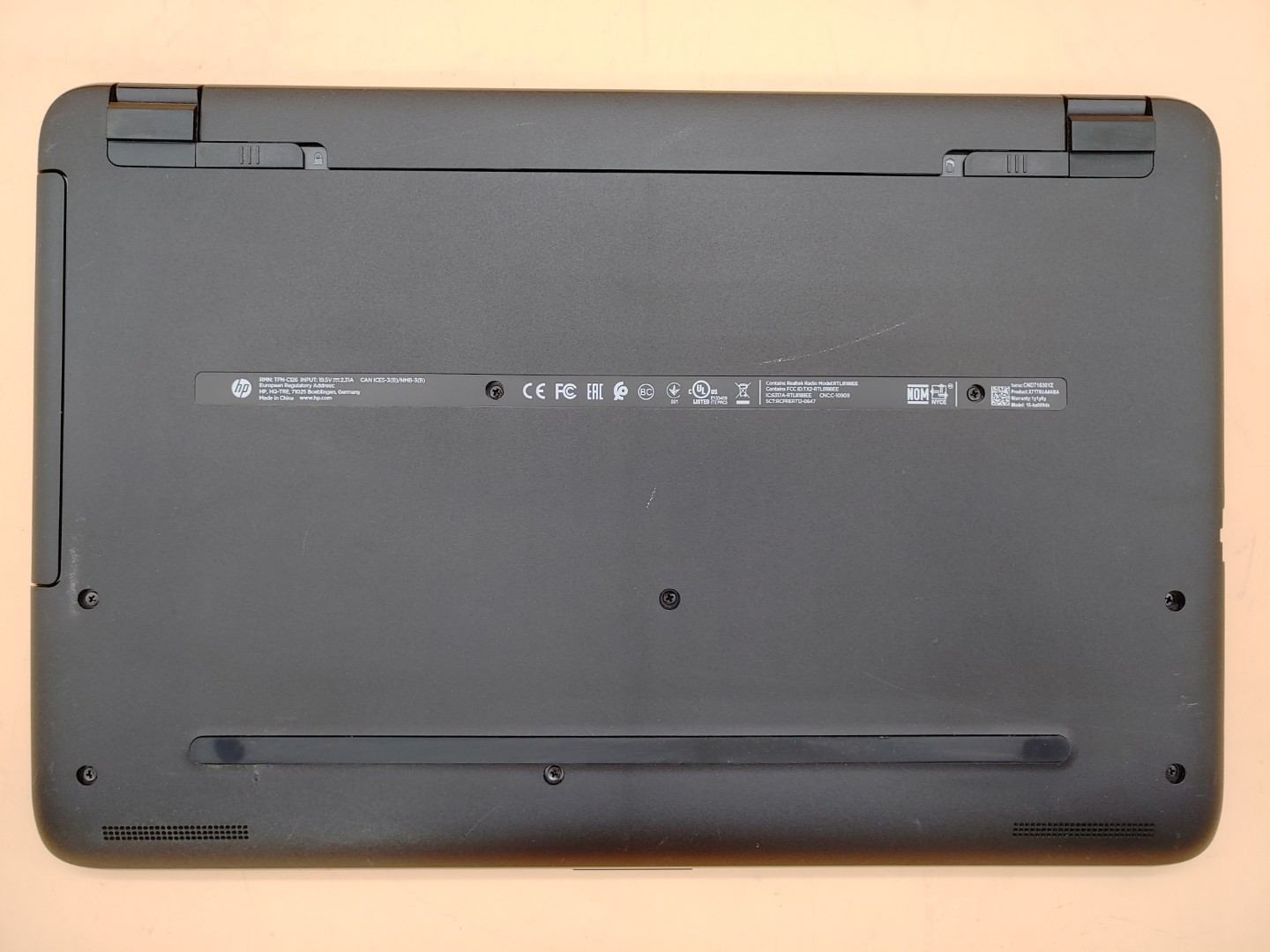 HP Notebook 15-ba009dx 15.6" AMD A6-7310 4GB RAM 500GB HDD *NO OS/NO AC* - Image 6